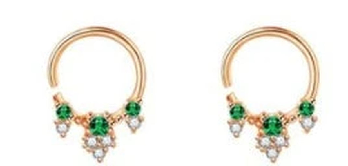 Jewelry Nose Ring Diamond No Hole Nose Fake Nose Ring