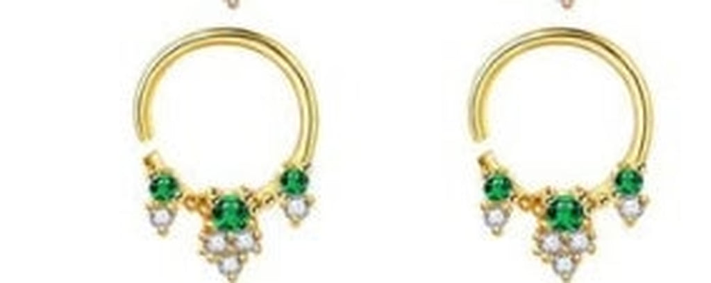 Jewelry Nose Ring Diamond No Hole Nose Fake Nose Ring